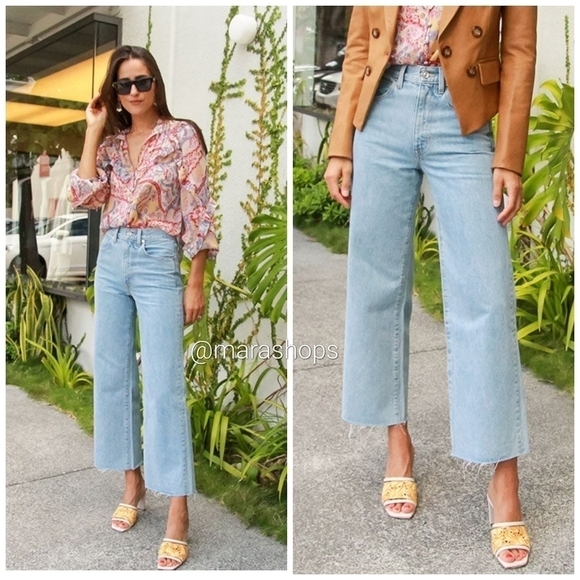 SLVRLAKE Denim - SLVRLAKE Grace High-Rise Stretch Wide Crop Jeans